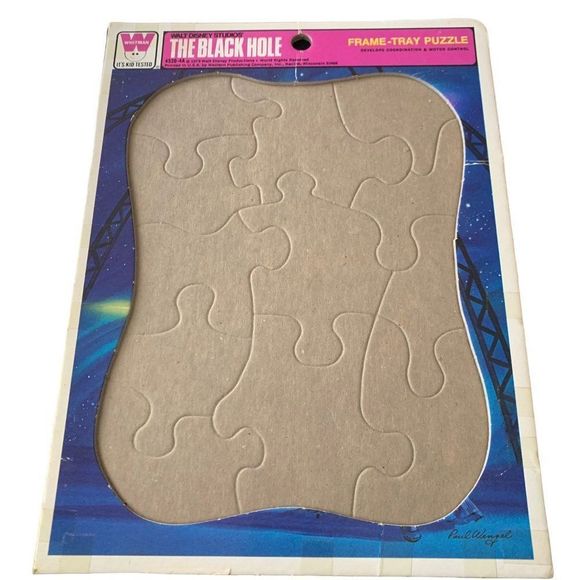 Vintage Walt Disney The‎ Black Hole Tray Puzzle - Buy 4 Items Get 25% Off - Picture 4 of 6